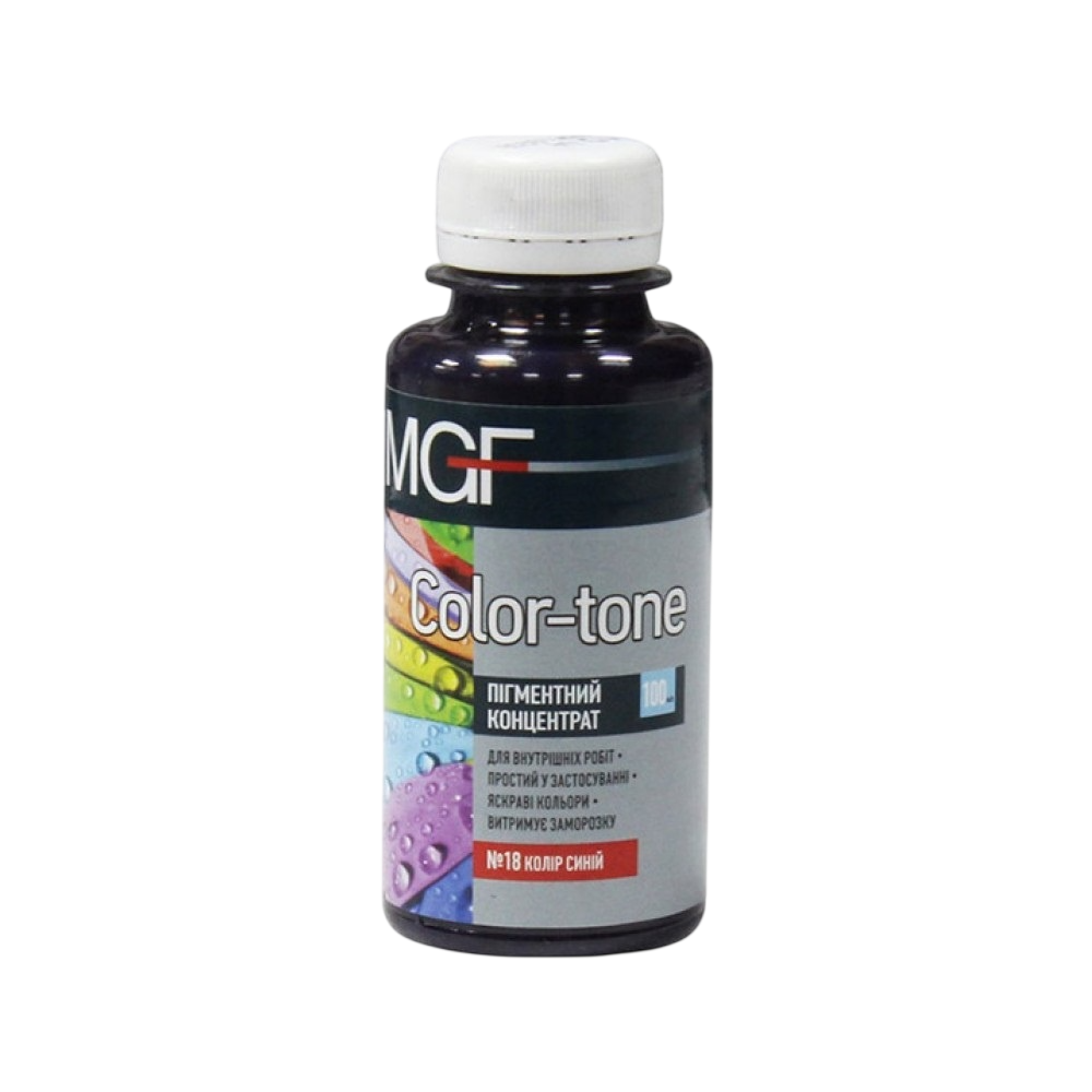 Колорант MGF Color-tone барвник пігментний концентрат №18 синій 0,1л