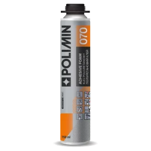 Клей-піна монтажна ADHESIVE FOAM 070 Полімін 750мл