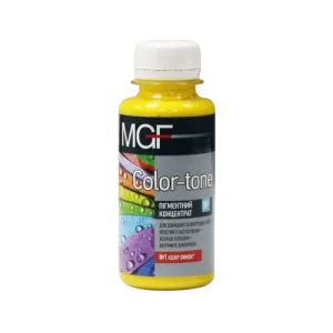 Колорант MGF Color-tone барвник пігментний концентрат №1 лимонний 0,1л