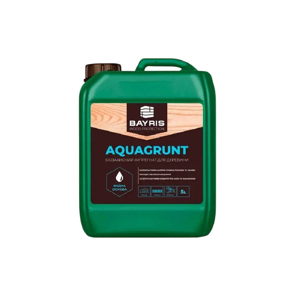 "AQUAGRUNT" - Імпрегнат біозахисний для деревини BAYRIS