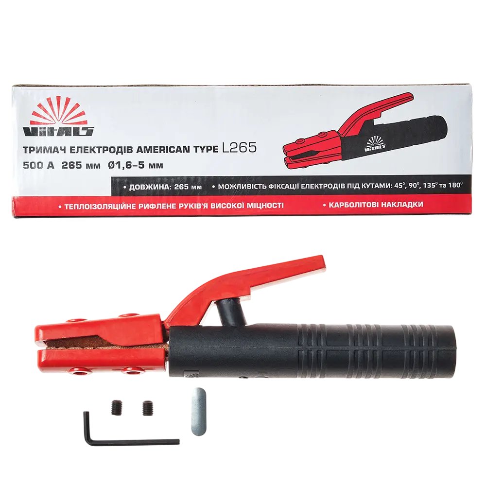 Тримач електродів Vitals American type L265 500A - Зображення 4