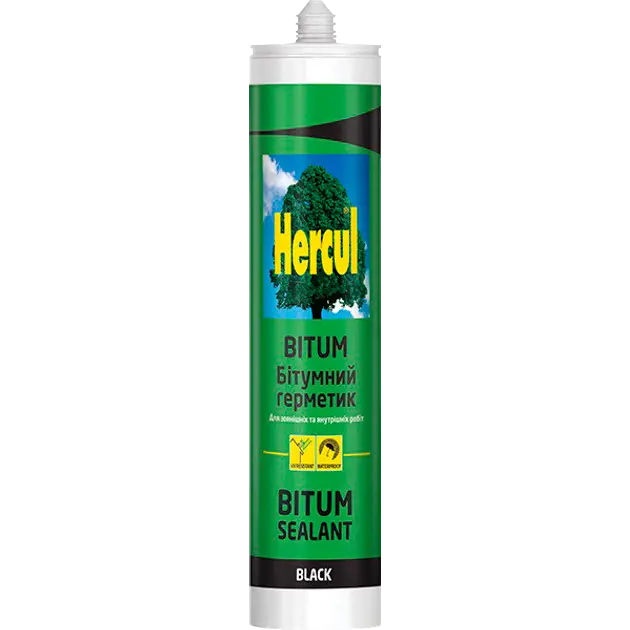 Герметик бітумний чорний Hercul 280мл