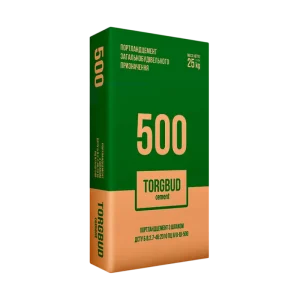 Цемент М-500 / ПЦ-ІІ А-Ш 500 / 25 кг Торгбуд Полімін