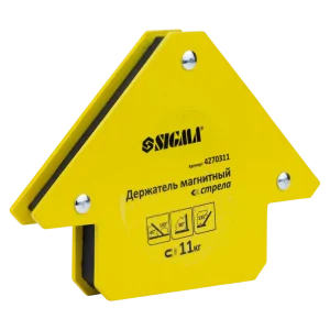 Магніт для зварки стріла 11кг 75×65мм (45°, 90°, 135°) SIGMA