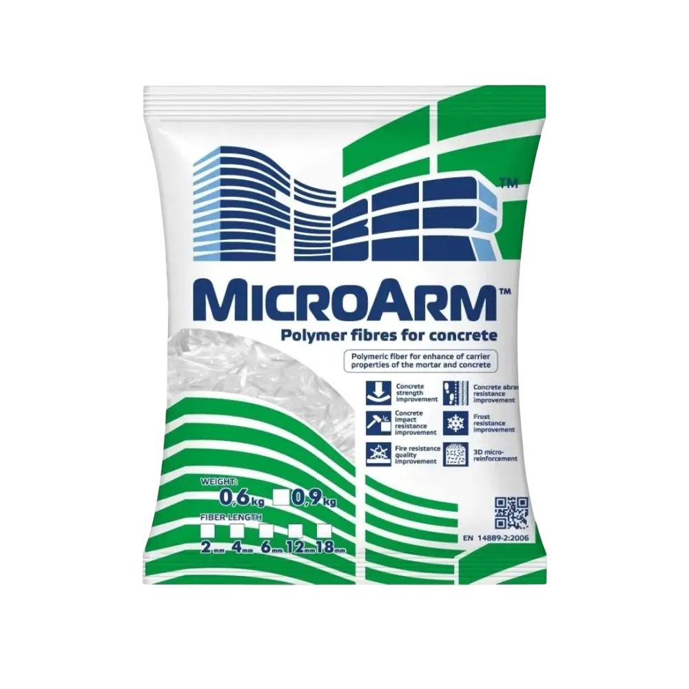 Фібра поліпропіленова 12мм MicroArm 0,9кг