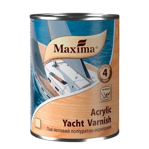 Лак яхтовий поліуретан-акриловий глянцевий TM "MAXIMA"