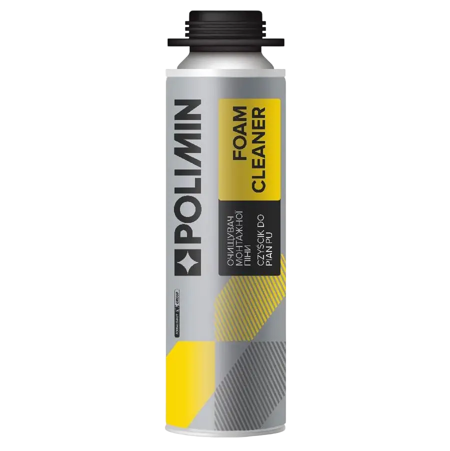 Очищувач монтажної піни FOAM CLEANER Полімін 500мл