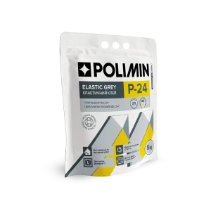 Клей еластічний P-24 Elastic Полімін (сірий) 5кг