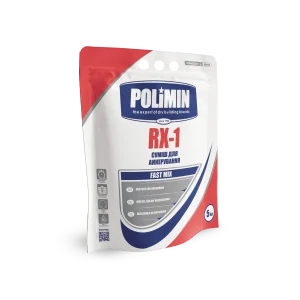 Швидкотвердіюча анкерна суміш Полімін, RX-1 Fastmix, 5кг
