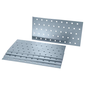 Пластина перфорована 100x240x2мм (ЦБ)