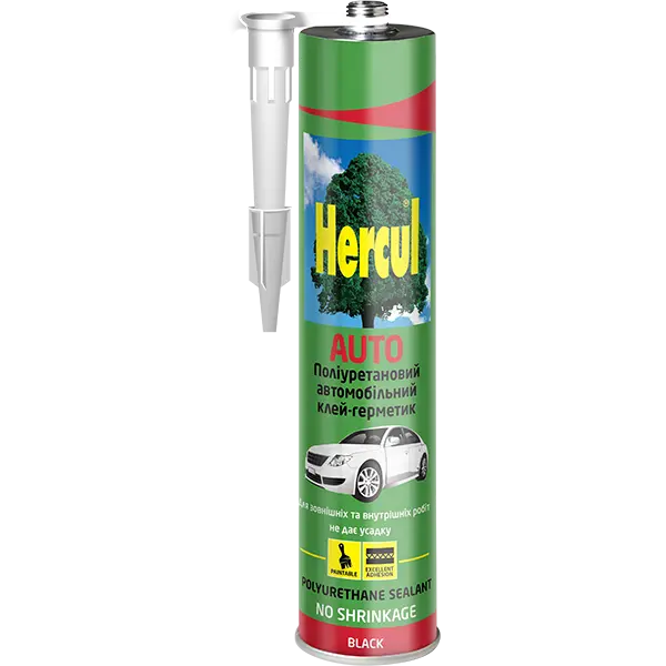 Клей-герметик поліуретановий автомобільний HERCUL AUTO 310мл