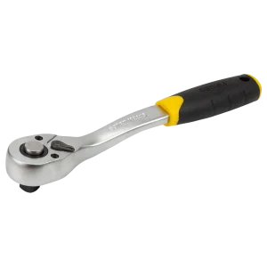 Ключ-тріскачка з вигнутою ручкою 1/2" 250мм 72T CrV SIGMA