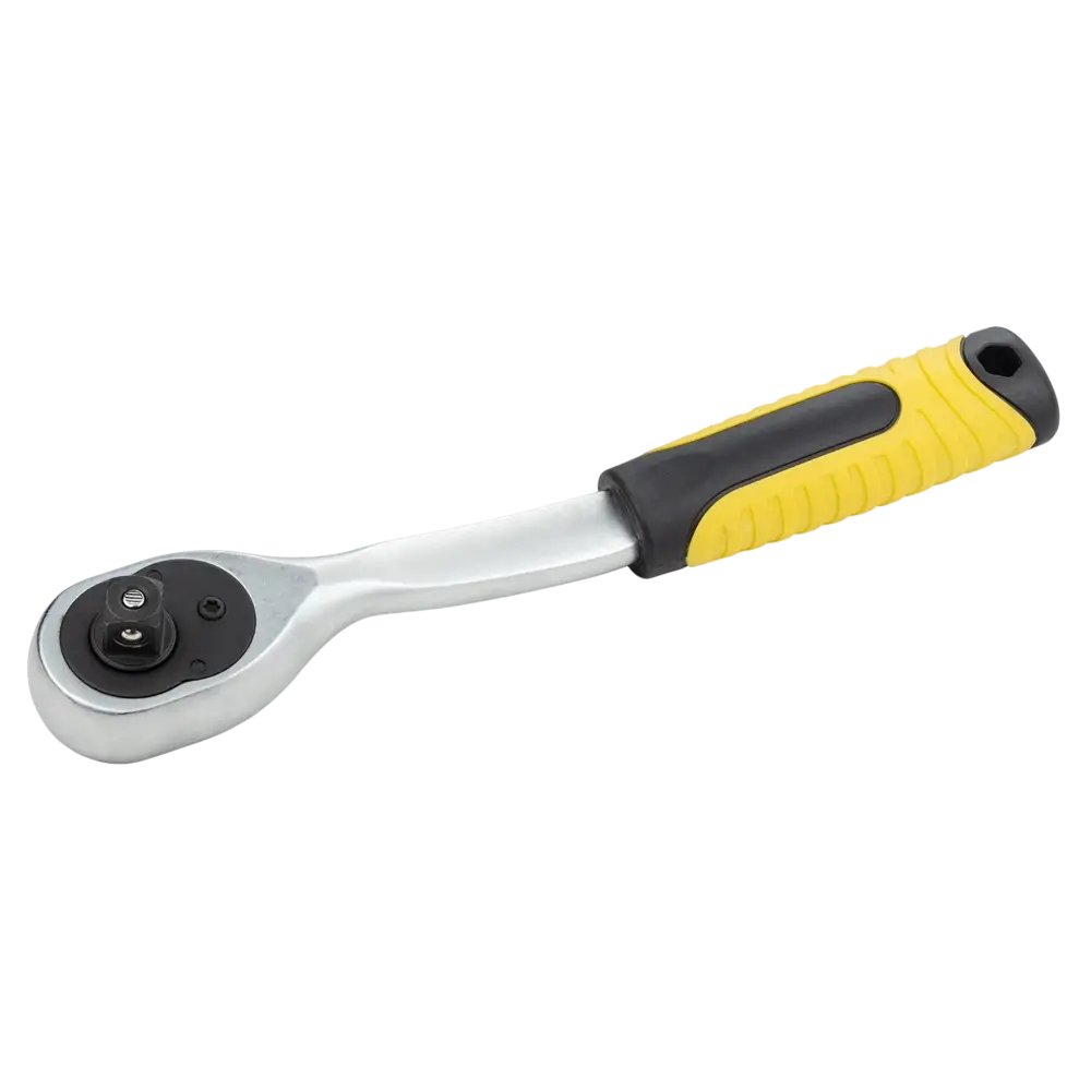 Ключ-тріскачка з вигнутою ручкою 3/8" 200мм 72T CrV SIGMA - Зображення 2