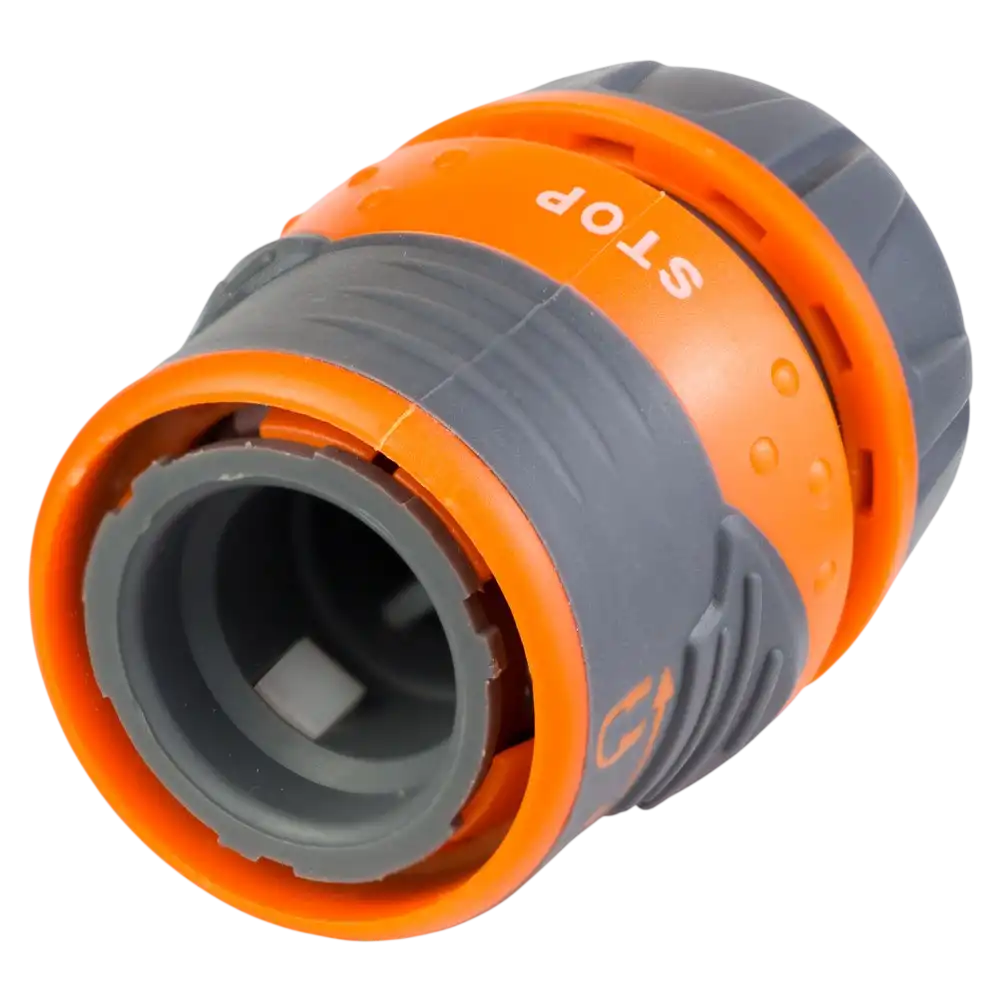 Конектор 1/2" швидкознімний для шланга 1/2" аквастоп з замком (ABS+TPR) FLORA - Зображення 3