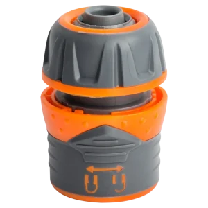Конектор 1/2" швидкознімний для шланга 1/2" з замком (ABS+TPR) FLORA