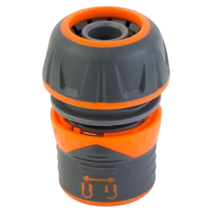 Конектор 1/2" швидкознімний для шланга 3/4" з замком (ABS+TPR) FLORA