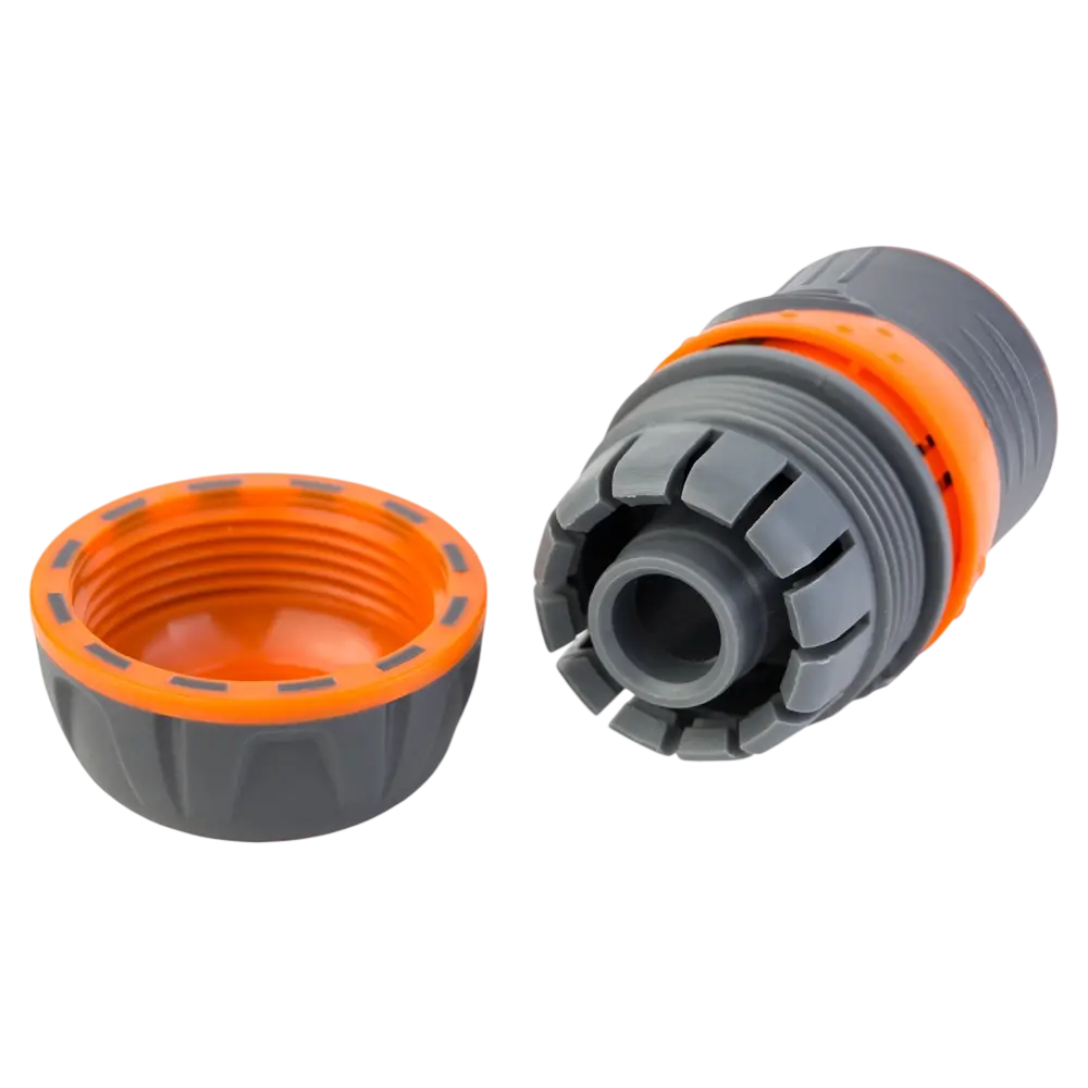 Конектор 1/2" швидкознімний для шланга 3/4" з замком (ABS+TPR) FLORA - Зображення 3