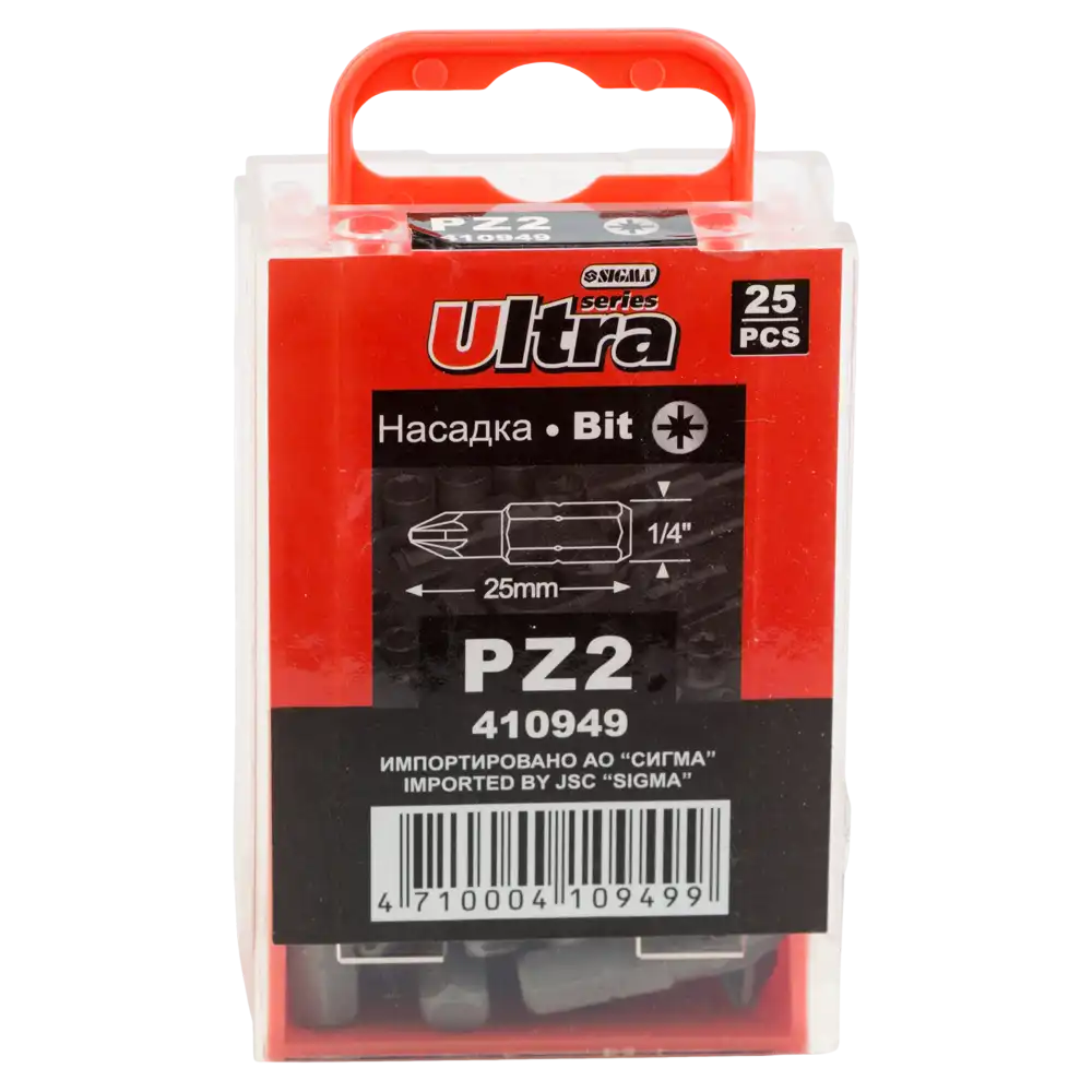 Біти PZ2×25мм 1/4" ULTRA - Зображення 3