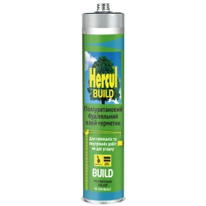 Клей-герметик поліуретановий будівельний HERCUL BUILD 280мл