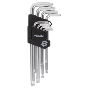 Ключі TORX 9шт T10-T50мм CrV (середні з отвором) SIGMA